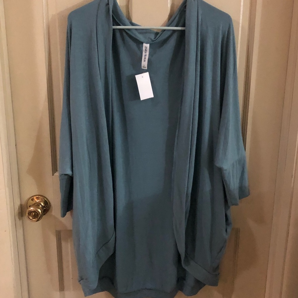 2 for $5 - Dusty Blue Loose Fit Cardigan NWT